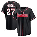 Silnrao C.Guardians #27 Austin Hedges Player Black Fashion Out Home Game Stitched Jerseys