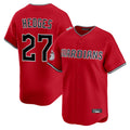 Silnrao C.Guardians #27 Austin Hedges Player Red Limited Home Stitched Jerseys
