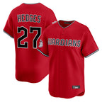 Silnrao C.Guardians #27 Austin Hedges Player Red Limited Home Stitched Jerseys