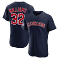 Silnrao C.Guardians #32 Gavin Williams Player Navy Limited Elite Home Stitched Jerseys