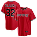 Silnrao C.Guardians #32 Gavin Williams Player Red Home Game Stitched Jerseys