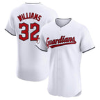 Silnrao C.Guardians #32 Gavin Williams Player White Limited Elite Home Stitched Jerseys