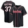 Silnrao C.Guardians #37 Travis Bazzana Player Black Fashion Out Home Game Stitched Jerseys