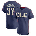 Silnrao C.Guardians #37 Travis Bazzana Player Navy City Connect Limited Elite Home Stitched Jerseys