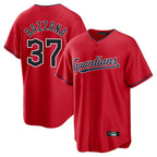 Silnrao C.Guardians #37 Travis Bazzana Player Red Home Game Stitched Jerseys