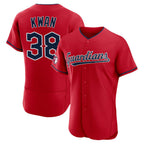 Silnrao C.Guardians #38 Steven Kwan Player Red Limited Elite Home Stitched Jerseys