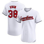 Silnrao C.Guardians #38 Steven Kwan Player White Limited Elite Home Stitched Jerseys