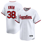 Silnrao C.Guardians #38 Steven Kwan Player White Limited Home Game Stitched Jerseys