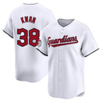 Silnrao C.Guardians #38 Steven Kwan Player White Limited Home Stitched Jerseys