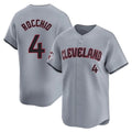 Silnrao C.Guardians #4 Brayan Rocchio Player Gray Road Limited Home Stitched Jerseys