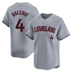 Silnrao C.Guardians #4 Brayan Rocchio Player Gray Road Limited Home Stitched Jerseys