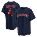Silnrao C.Guardians #4 Brayan Rocchio Player Navy Game Home Stitched Jerseys