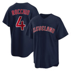 Silnrao C.Guardians #4 Brayan Rocchio Player Navy Game Home Stitched Jerseys