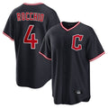 Silnrao C.Guardians #4 Brayan Rocchio Player Navy Home Game Stitched Jerseys