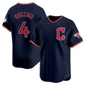 Silnrao C.Guardians #4 Brayan Rocchio Player Navy Limited Home Stitched Jerseys
