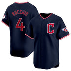 Silnrao C.Guardians #4 Brayan Rocchio Player Navy Limited Home Stitched Jerseys