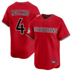 Silnrao C.Guardians #4 Brayan Rocchio Player Red Limited Home Stitched Jerseys