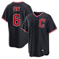 Silnrao C.Guardians #6 David Fry Player Navy Home Game Stitched Jerseys