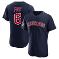 Silnrao C.Guardians #6 David Fry Player Navy Limited Elite Home Stitched Jerseys