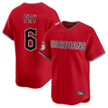 Silnrao C.Guardians #6 David Fry Player Red Limited Home Stitched Jerseys