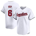 Silnrao C.Guardians #6 David Fry Player White Limited Home Stitched Jerseys