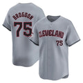Silnrao C.Guardians #75 Connor Brogdon Player Gray Road Limited Home Stitched Jerseys