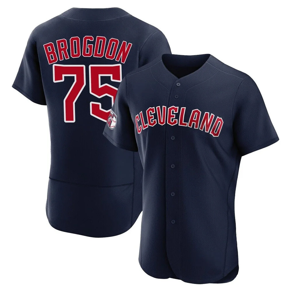 Silnrao C.Guardians #75 Connor Brogdon Player Navy Limited Elite Home Stitched Jerseys