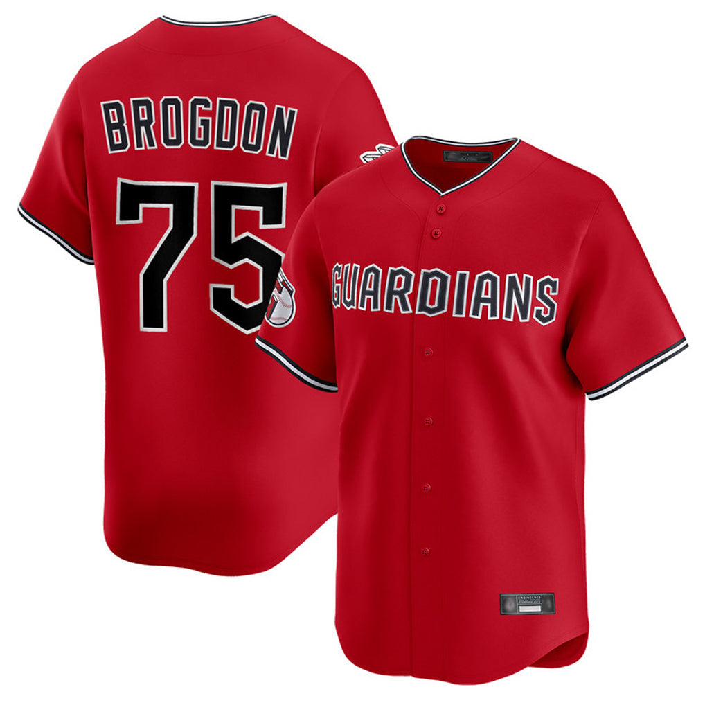 Silnrao C.Guardians #75 Connor Brogdon Player Red Limited Home Stitched Jerseys