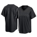 Silnrao C.Guardians #7 George Valera Player Black T-shirt Home Game Stitched Jerseys
