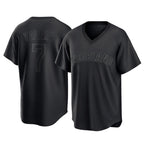 Silnrao C.Guardians #7 George Valera Player Black T-shirt Home Game Stitched Jerseys