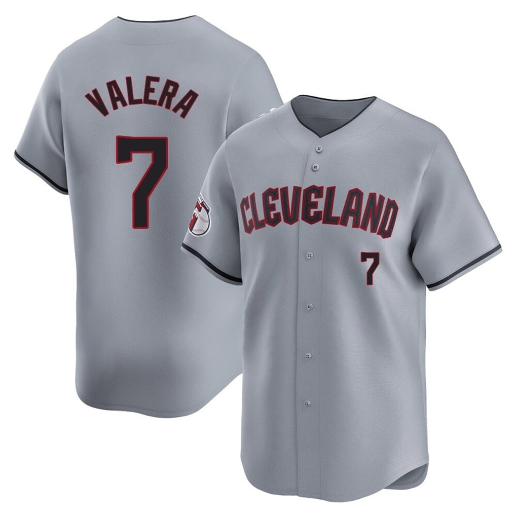 Silnrao C.Guardians #7 George Valera Player Gray Road Limited Home Stitched Jerseys
