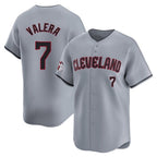 Silnrao C.Guardians #7 George Valera Player Gray Road Limited Home Stitched Jerseys