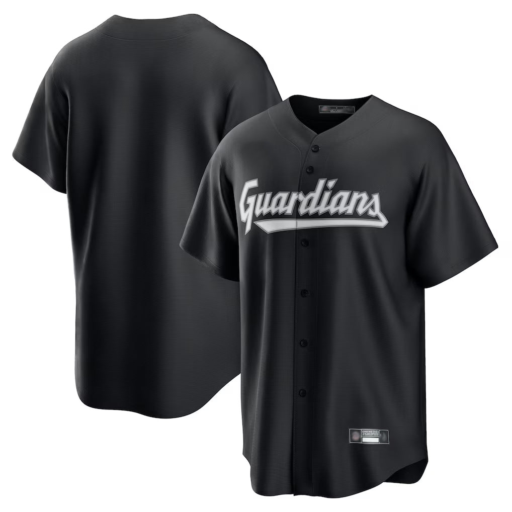 Silnrao C.Guardians ## Guardians Blank Player Black Home Game Stitched Jerseys