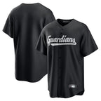 Silnrao C.Guardians ## Guardians Blank Player Black Home Game Stitched Jerseys