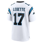 Silnrao C.Panthers #17 Xavier Legette White Game Stitched Jerseys