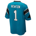 Silnrao C.Panthers #1 Cam Newton Player Blue Game Stitched Jerseys