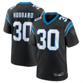 Silnrao C.Panthers #30 Chuba Hubbard Player Black Team Game Stitched Jerseys