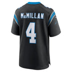 Silnrao C.Panthers #4 Tetairoa McMillan Player Black Game Stitched Jerseys