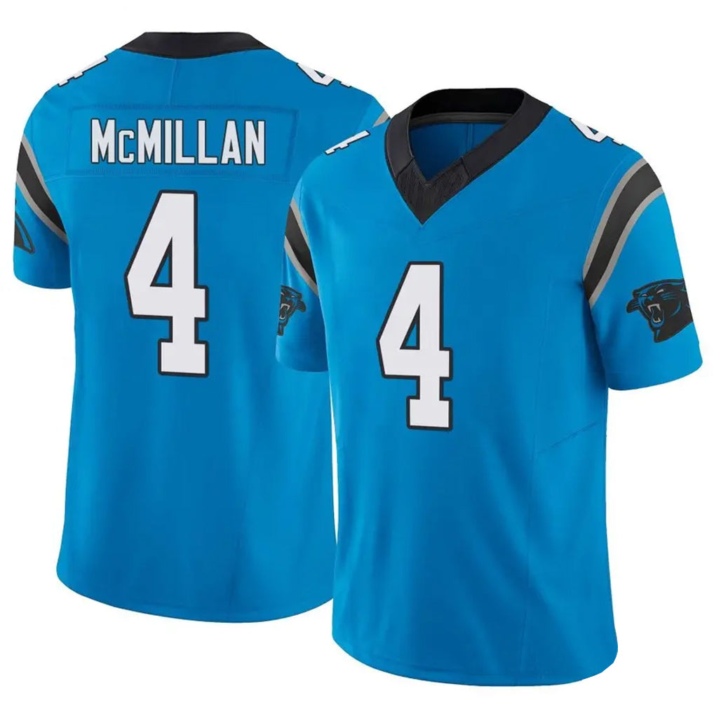 Silnrao C.Panthers #4 Tetairoa McMillan Player Blue Limited Vapor F.U.S.E. Stitched Jerseys