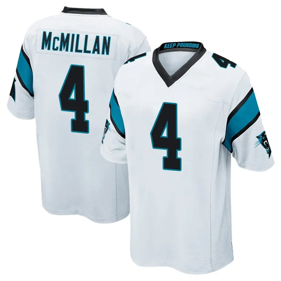 Silnrao C.Panthers #4 Tetairoa McMillan Player White Game Stitched Jerseys
