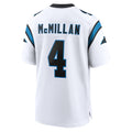 Silnrao C.Panthers #4 Tetairoa McMillan Player White Home Game Stitched Jerseys