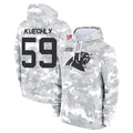 Silnrao C.Panthers #59 Luke Kuechly Player Arctic Camo Salute to Service Hoodies Stitched Jerseys
