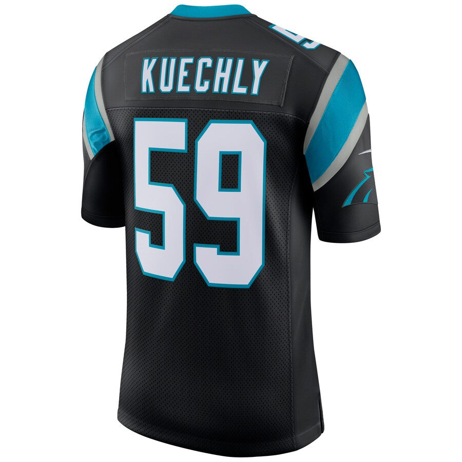 Silnrao C.Panthers #59 Luke Kuechly Player Black Classic Limited Stitched Jerseys