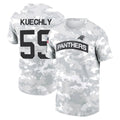 Silnrao C.Panthers #59 Luke Kuechly Player Salute to Service Hoodies & T-Shirts Stitched Jerseys