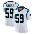 Silnrao C.Panthers #59 Luke Kuechly Player White Vapor Limited Stitched Jerseys