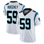 Silnrao C.Panthers #59 Luke Kuechly Player White Vapor Limited Stitched Jerseys