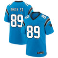 Silnrao C.Panthers #89 Steve Smith Sr Player Blue Home Game Stitched Jerseys