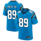 Silnrao C.Panthers #89 Steve Smith Sr Player Blue Home Game Stitched Jerseys