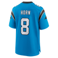 Silnrao C.Panthers #8 Jaycee Horn Blue Alternate Game Stitched Jerseys