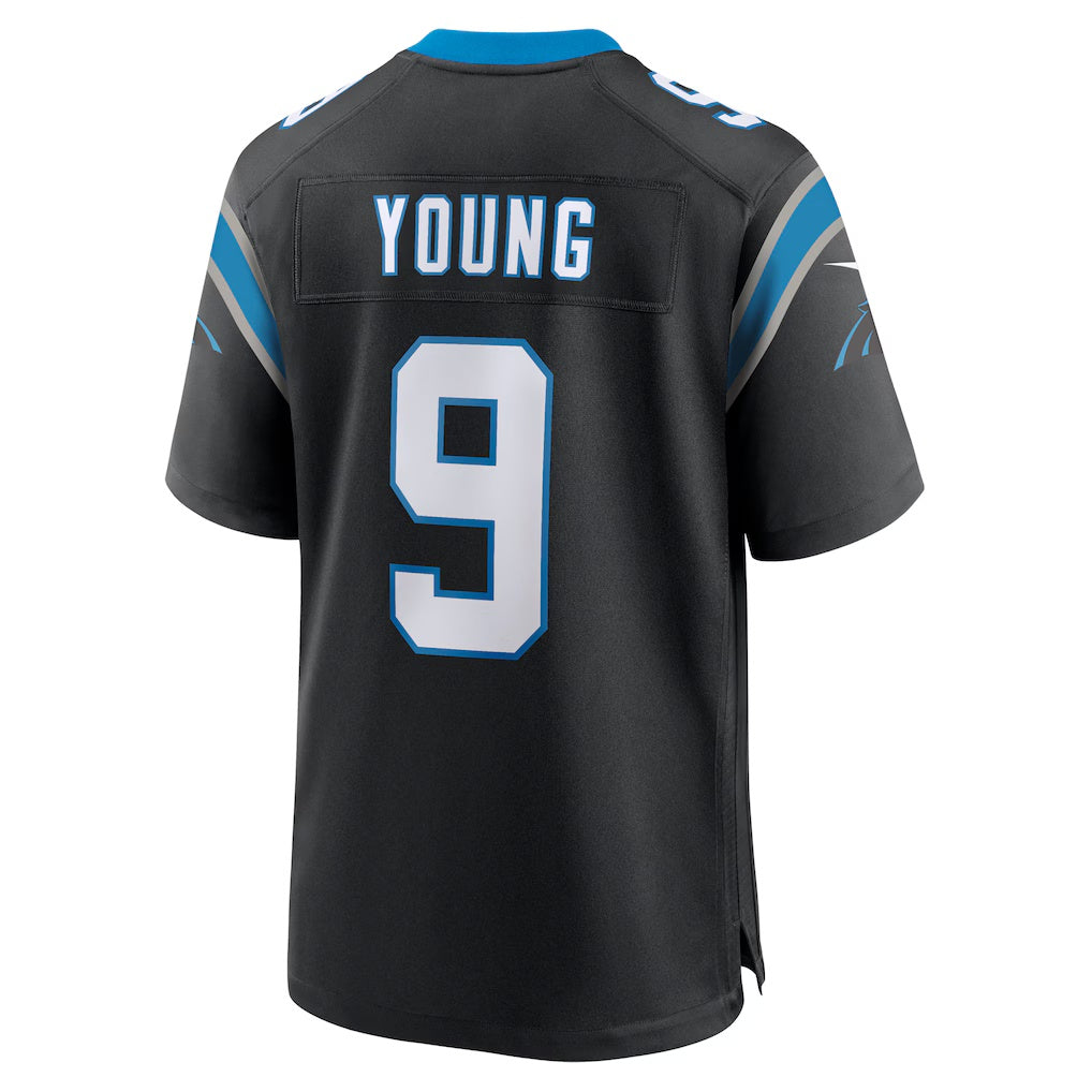 Silnrao C.Panthers #9 Bryce Young Black Team Game Stitched Jerseys
